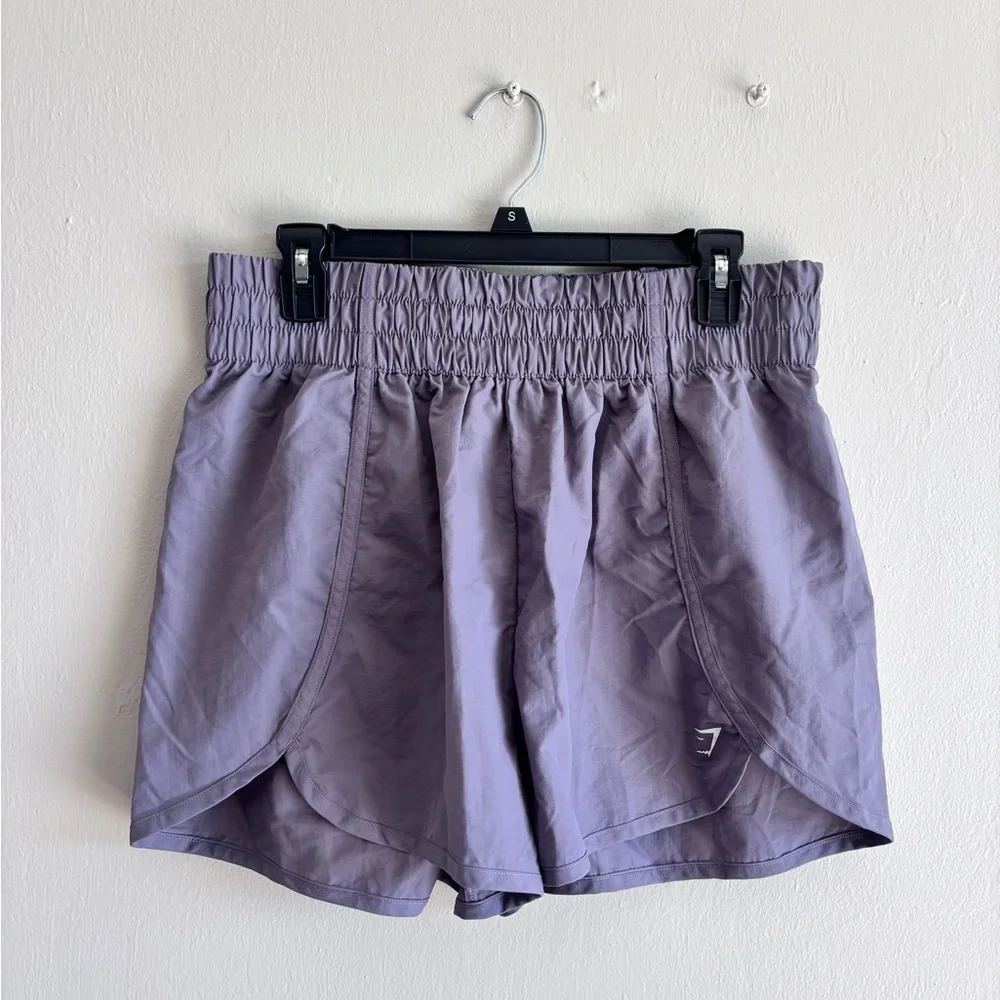 Gymshark Women’s Size Large Shorts Purple Thick Waistband Excellent Condition!